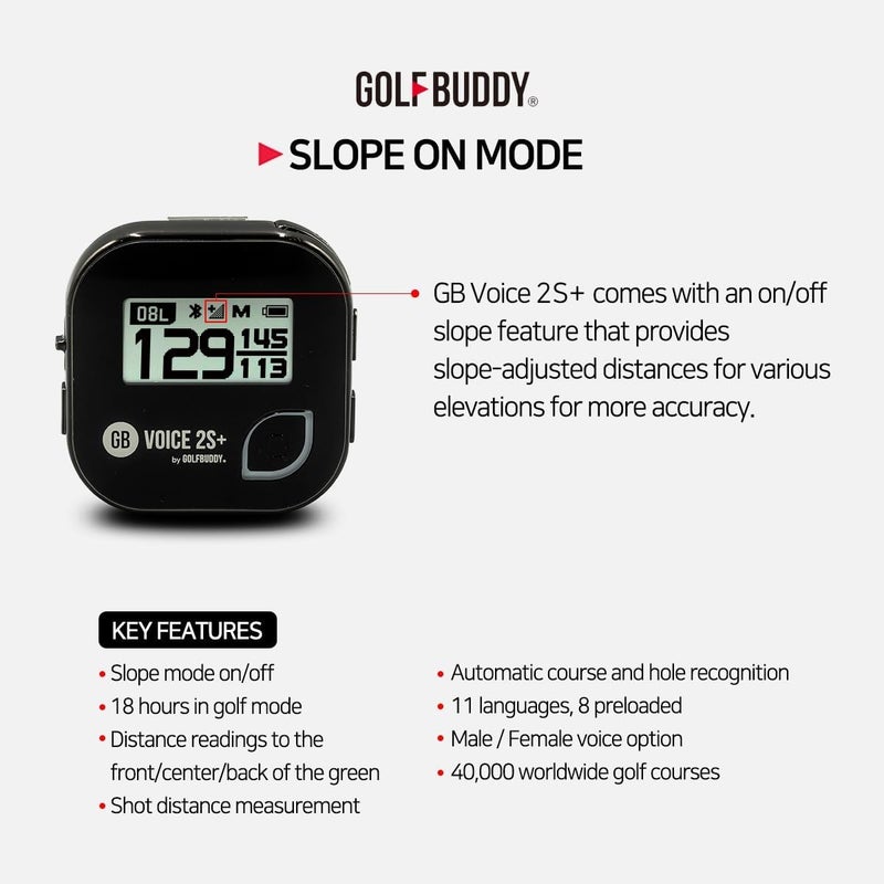 Golf Buddy جولف بادي فويس 2 جهاز تحديد المواقع/مسافة الجولف - Image 2